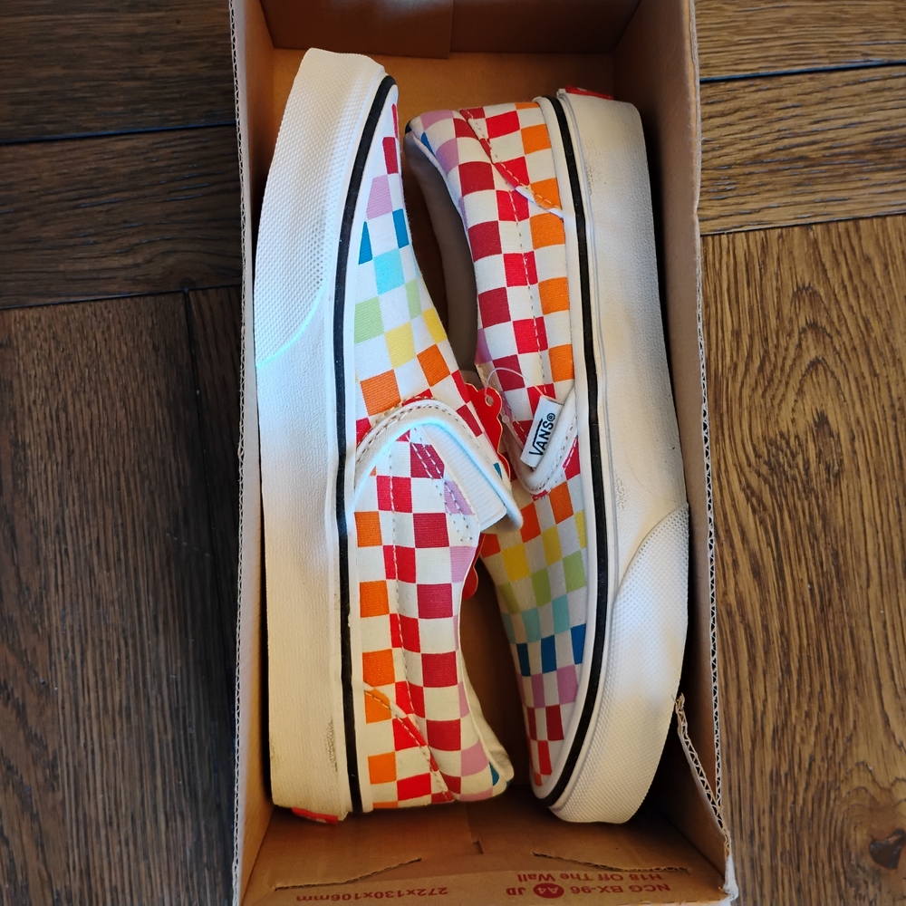 Vans Multicolor Checkered Slip-On Sneakers